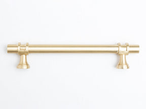 Solid Brass Plain Kitchen Pull Handles & Knobs - Brass bee