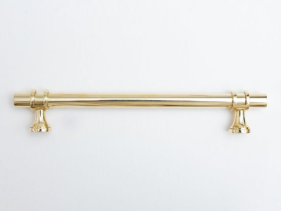 Solid Brass Plain Kitchen Pull Handles & Knobs - Brass bee