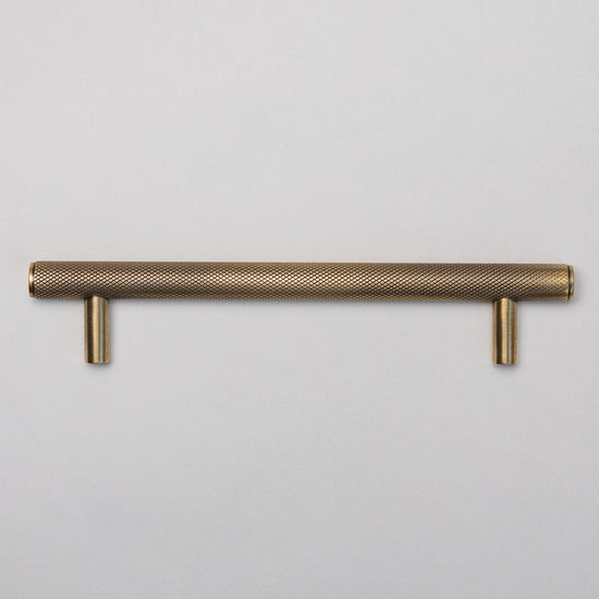 Solid Brass Knurled Kitchen Pull Handles & Knobs - Antique Brass - Brass bee