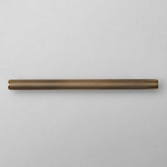 Solid Brass Knurled Kitchen Pull Handles & Knobs - Antique Brass - Brass bee