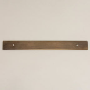 Brass Backplate - Antique Brass 128mm/160mm hole to hole handles - Brass bee