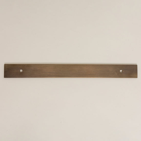 Brass Backplate - Antique Brass 128mm/160mm hole to hole handles - Brass bee