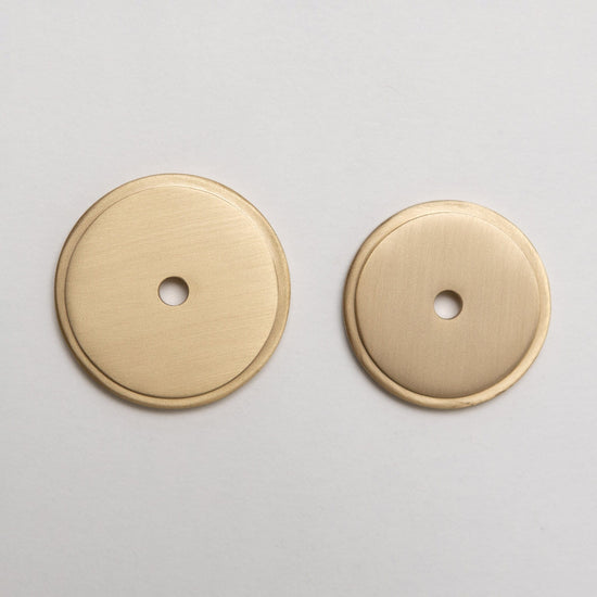 Solid Brass Straight Knurled Kitchen Pull Handles & Knobs - Satin Brass Finish - Brass bee