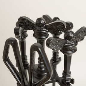 Brass Fireside Companion Set with Bee Knobs - Brass bee
