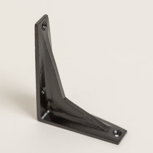 Black Shelf Brackets - Heavy Duty Solid Iron