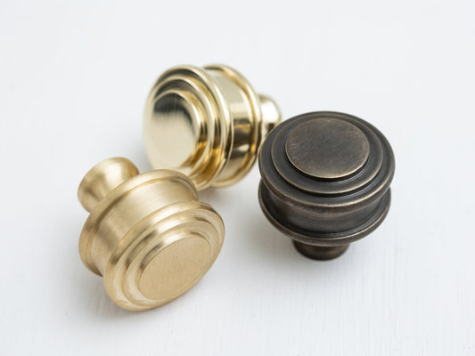 Solid Brass Kitchen Pull Handles & Knobs | Borders Design - Brass bee