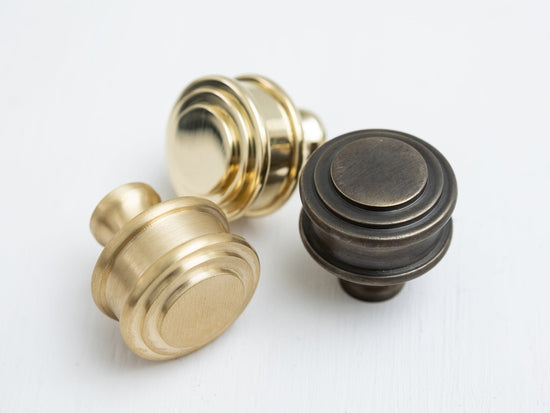 Solid Brass Kitchen Pull Handles & Knobs | Borders Design - Brass bee