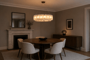 Alabaster Ring Chandelier – Solid Brass Luxury Ceiling Light - Brass bee