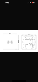 Antique Brass Switches and Sockets - Straight Knurled Design - Brass bee