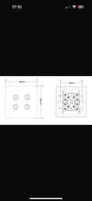 Antique Brass Switches and Sockets - Straight Knurled Design - Brass bee