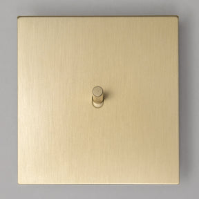 Satin Brass Switches and Sockets - J Series - Brass bee
