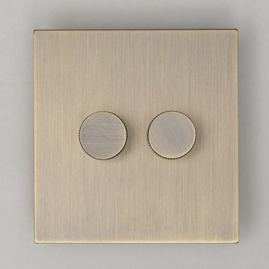 Antique Brass Switches and Sockets - J Series - Brass bee