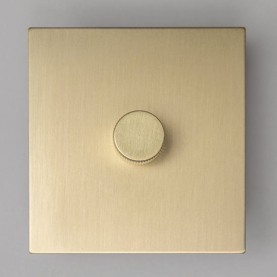 Satin Brass Switches and Sockets - J Series - Brass bee