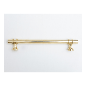 Solid Brass Plain Kitchen Pull Handles & Knobs - Brass bee