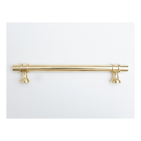 Solid Brass Plain Kitchen Pull Handles & Knobs - Brass bee