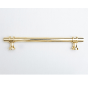 Solid Brass Plain Kitchen Pull Handles & Knobs - Brass bee