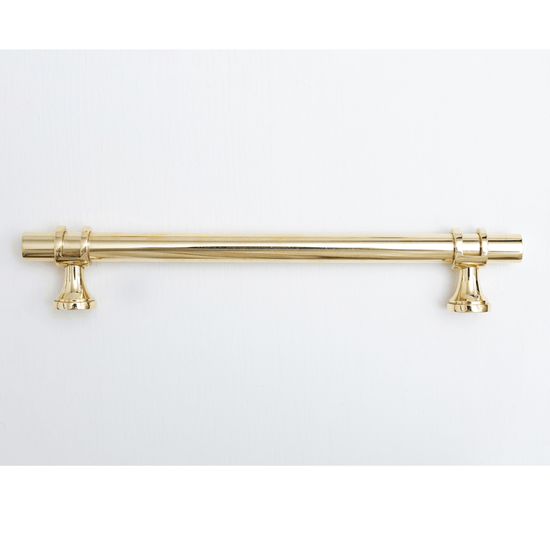 Solid Brass Plain Kitchen Pull Handles & Knobs - Brass bee