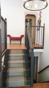 Antique Brass Stair Rods with Brass Bee Finials - 900mm - Brass bee