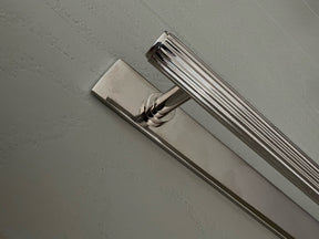 Brass Backplate - Nickel 128mm/160mm hole to hole handles - Brass bee