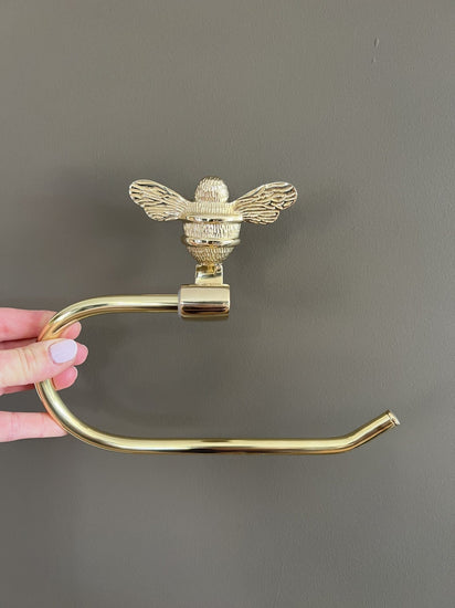 Brass bee Toilet Roll Holder - Brass bee