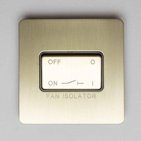 Foundry Series Knurled Toggle Switches and Sockets – Satin Brass - Brass bee