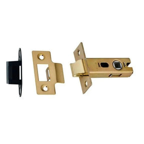 Plain Door Knobs - Rosewood & Satin Brass (Pair) | Thumbturns & Latches - Brass bee