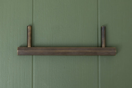 CARDER Solid Brass Hexagonal Pull Handles & Knobs - Antique Brass - Brass bee