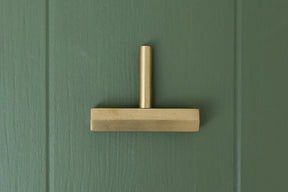 CARDER Solid Brass Hexagonal Pull Handles & Knobs - Satin Brass - Brass bee