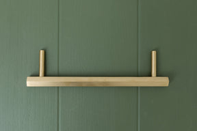 CARDER Solid Brass Hexagonal Pull Handles & Knobs - Satin Brass - Brass bee