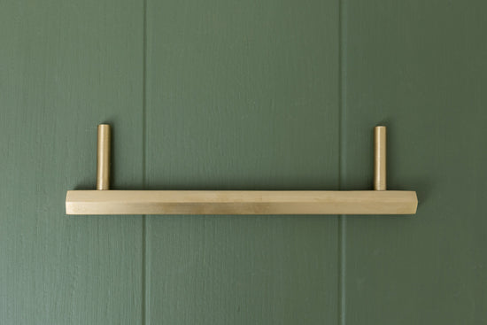 CARDER Solid Brass Hexagonal Pull Handles & Knobs - Satin Brass - Brass bee