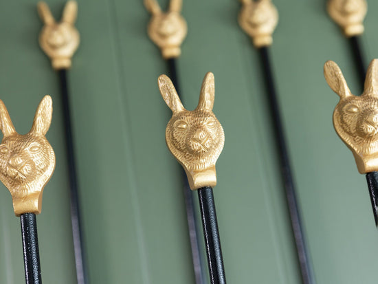 Brass bee Welly Boot Stand - Brass Hares - Brass bee