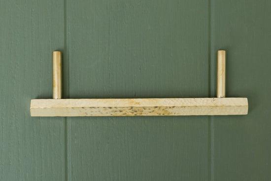 BOMBUS Solid Brass Hexagonal Hammered Pull Handles & Knobs - Polished Brass - Brass bee