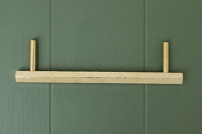 BOMBUS Solid Brass Hexagonal Hammered Pull Handles & Knobs - Polished Brass - Brass bee