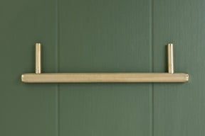 APIDAE Solid Brass Knurled Pull Handles & Knobs - Polished Brass - Brass bee