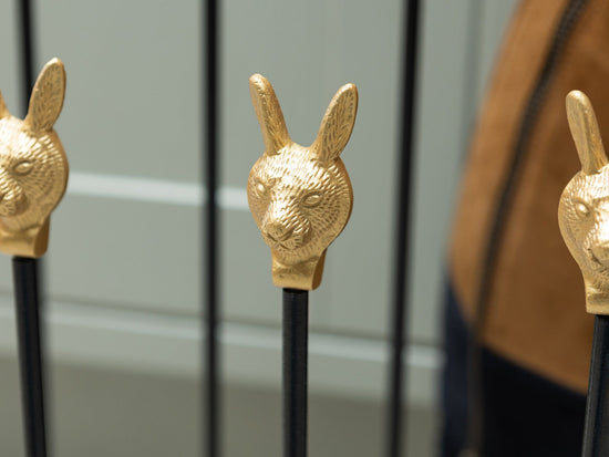 Brass bee Welly Boot Stand - Brass Hares - Brass bee