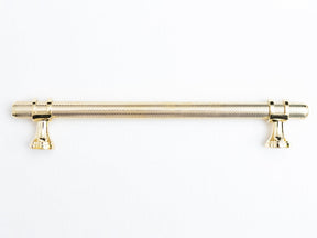 Solid Brass Knurled Kitchen Pull Handles & Knobs - Brass bee