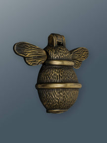 Brass Bumble Bee Door Knocker - Heritage Finish - Brass bee