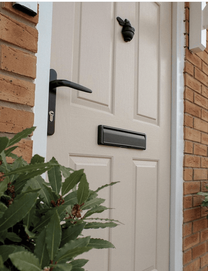 Brass Bee Door Knocker - Black Finish - Brass bee