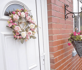 Brass Love Heart Door Knocker - Brass Finish - Brass bee