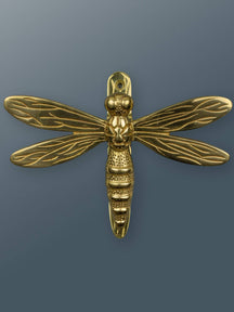 Brass Dragonfly Door Knocker - Brass Finish - Brass bee