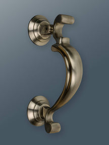 Brass Doctors Door Knocker - Pewter Finish - Brass bee