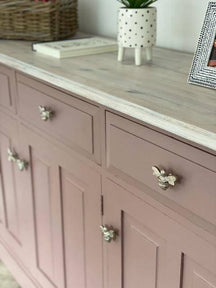 Brass Bee Drawer Cabinet Knob - Nickel Finish - Brass bee