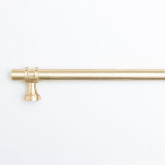 Solid Brass Plain Kitchen Pull Handles & Knobs - Brass bee