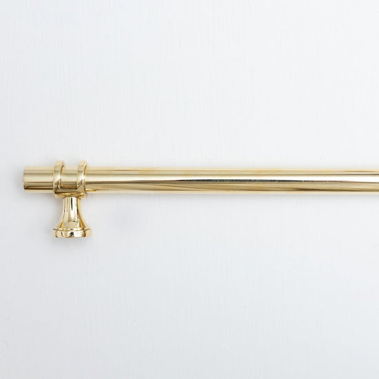 Solid Brass Plain Kitchen Pull Handles & Knobs - Brass bee
