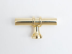 Solid Brass Plain Kitchen Pull Handles & Knobs - Brass bee