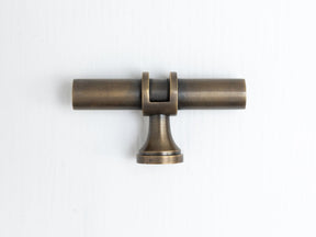 Solid Brass Plain Kitchen Pull Handles & Knobs - Brass bee