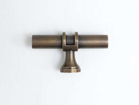 Solid Brass Plain Kitchen Pull Handles & Knobs - Brass bee