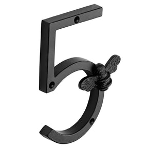 Brass bee Premium House Numbers with Bee in Black Finish 0-9 - Brass bee