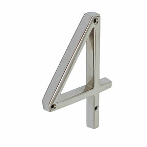 Brass bee Premium House Numbers in Nickel Finish 0-9 - 5 Inch - Brass bee