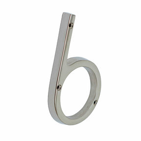 Brass bee Premium House Numbers in Nickel Finish 0-9 - 5 Inch - Brass bee